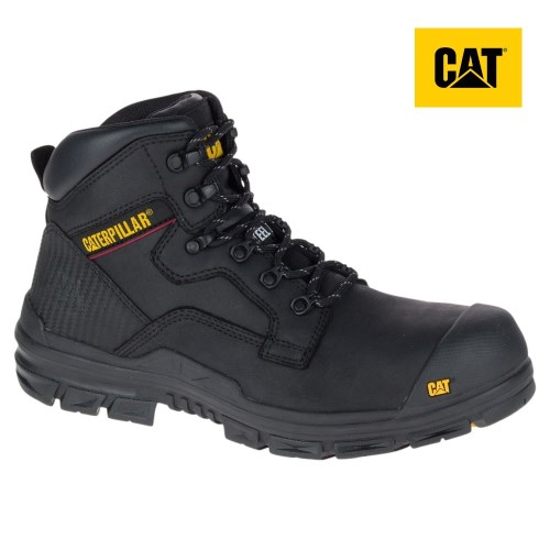 Caterpillar Bearing S3 Water Resistant HRO SRC Steel Toe Miesten Turvakengät Mustat (BYTGR)